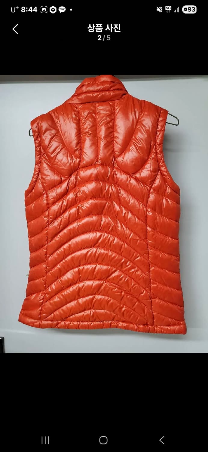 정품 아이더 구스다운 패딩 조끼 상품이미지2