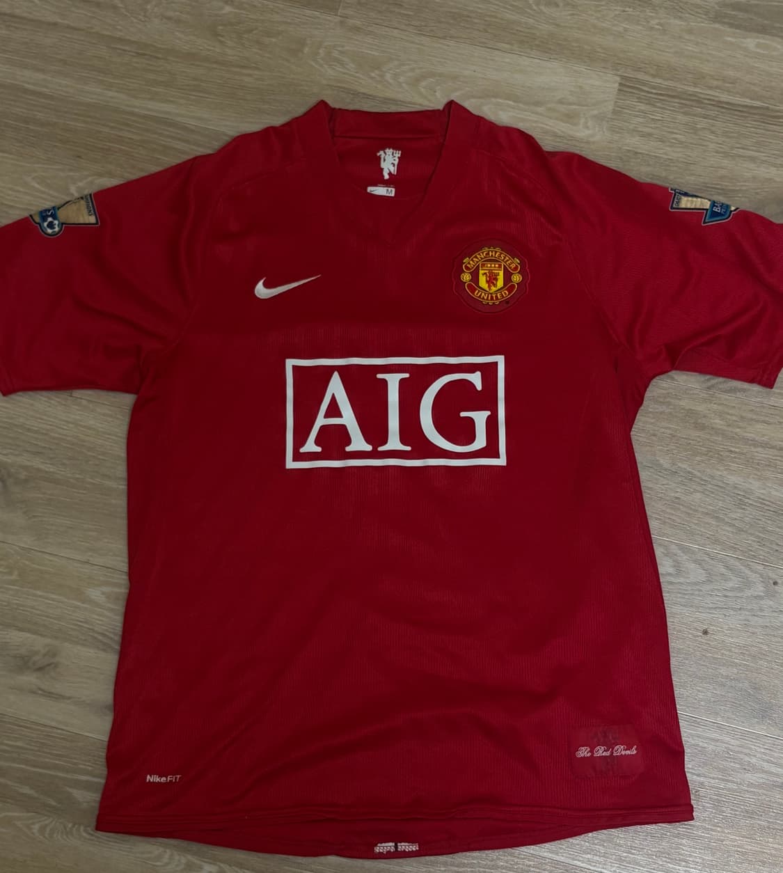 맨체스터유나이티드 우승 기념 호날두 마킹 07-08 유니폼 상품이미지1