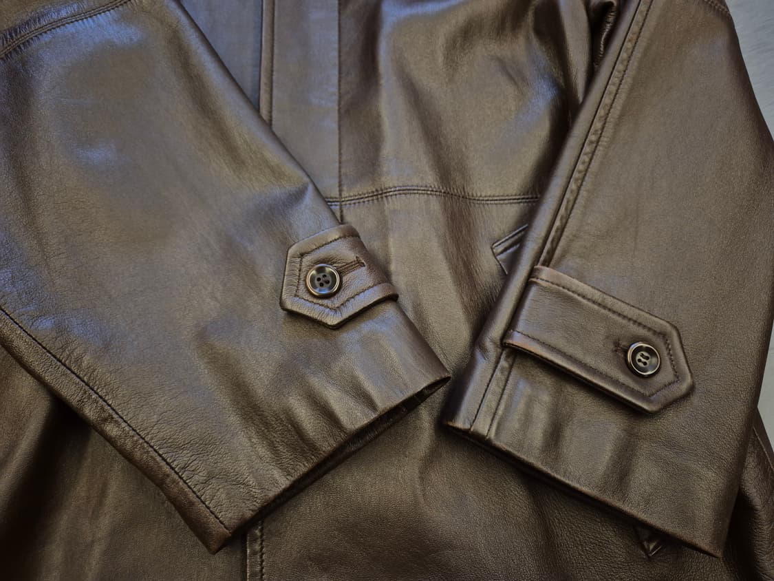 90s D'urban 양가죽 맥 코트 상품이미지5