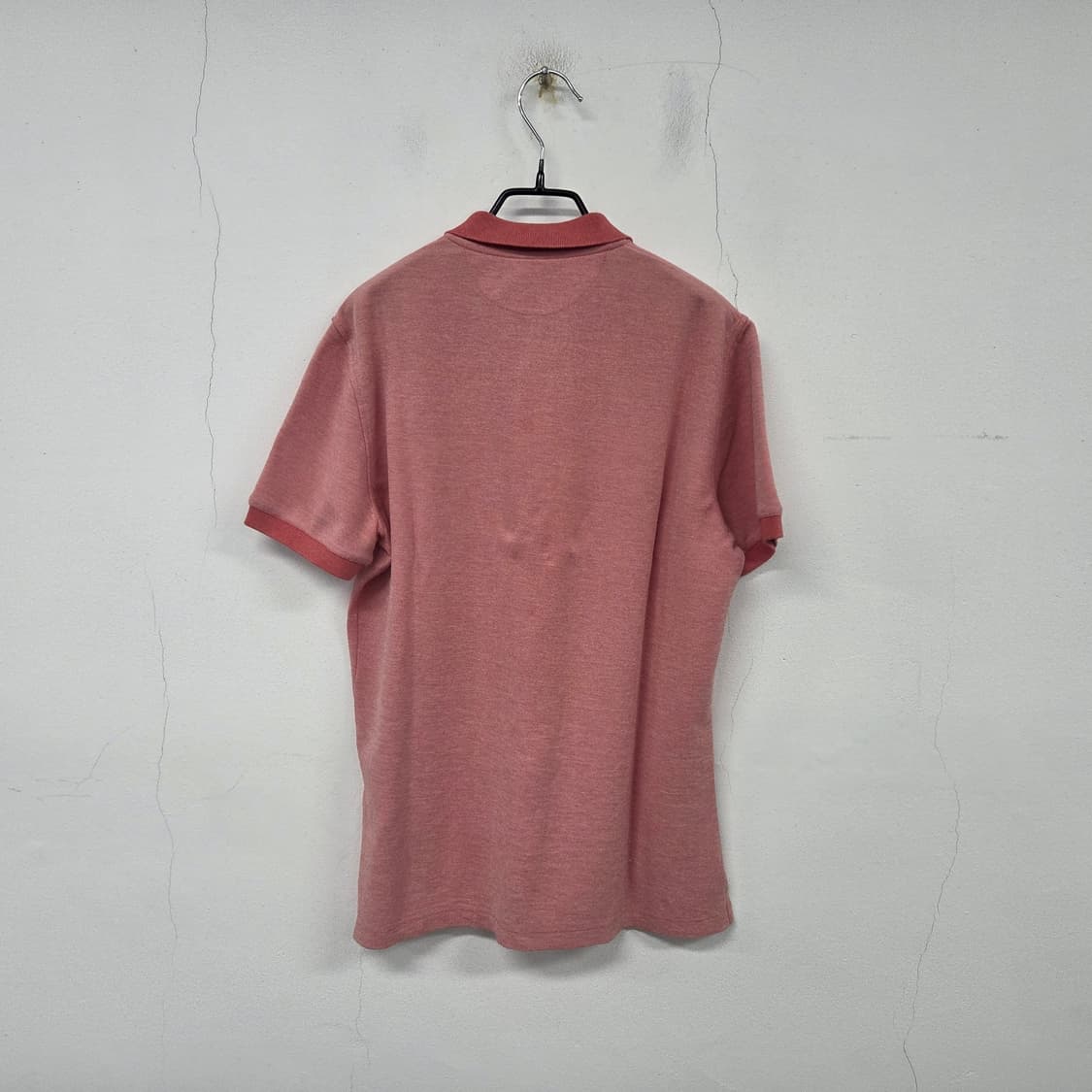 브루넬로쿠치넬리 매장판 로고 남성 반팔 티셔츠 폴로 카라티 M 핑크 상품이미지3