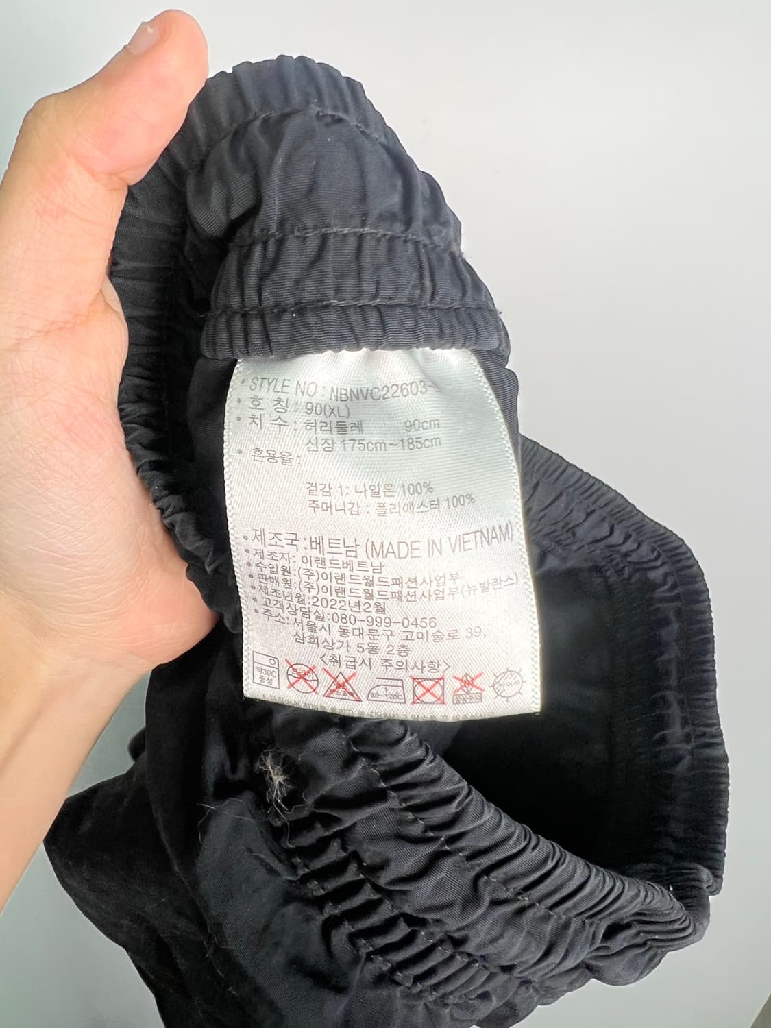 뉴발란스 블랙 반바지 상품이미지3