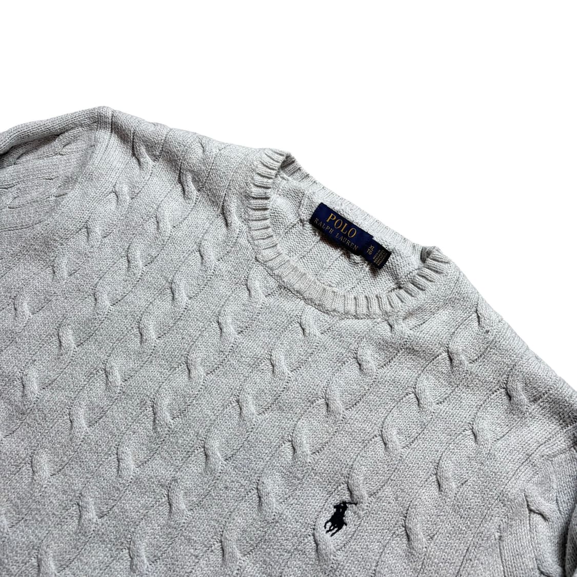 폴로 꽈배기 니트 상품이미지2