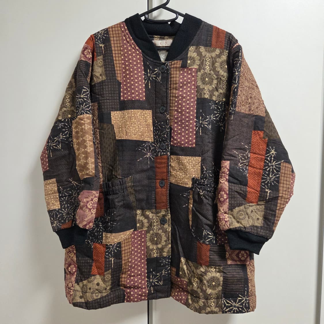 Made in Japan 패치워크 플리스 자켓 L(100) 상품이미지1