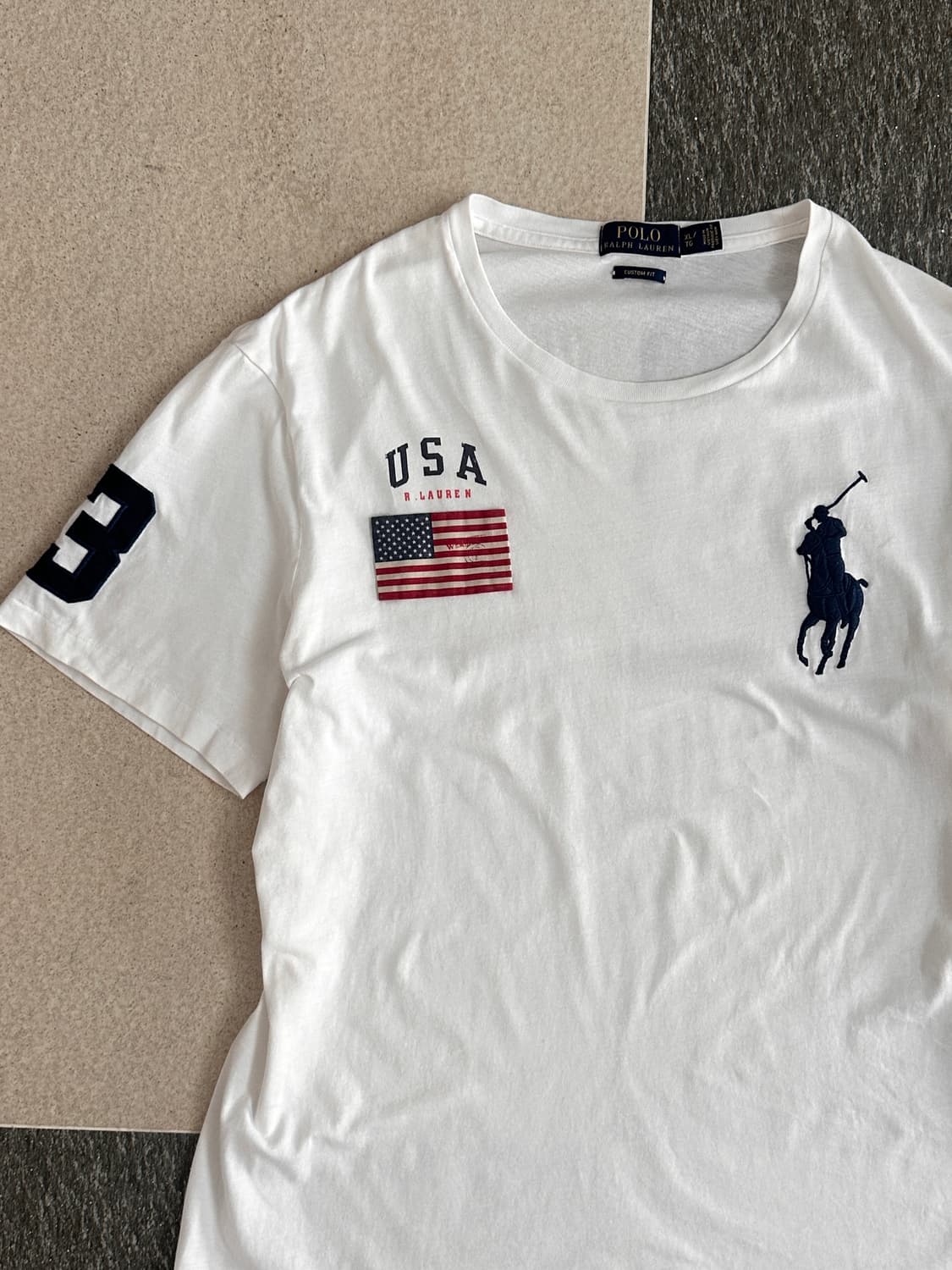 폴로 랄프로렌 빅포니 USA 성조기 반팔 티셔츠 상품이미지4
