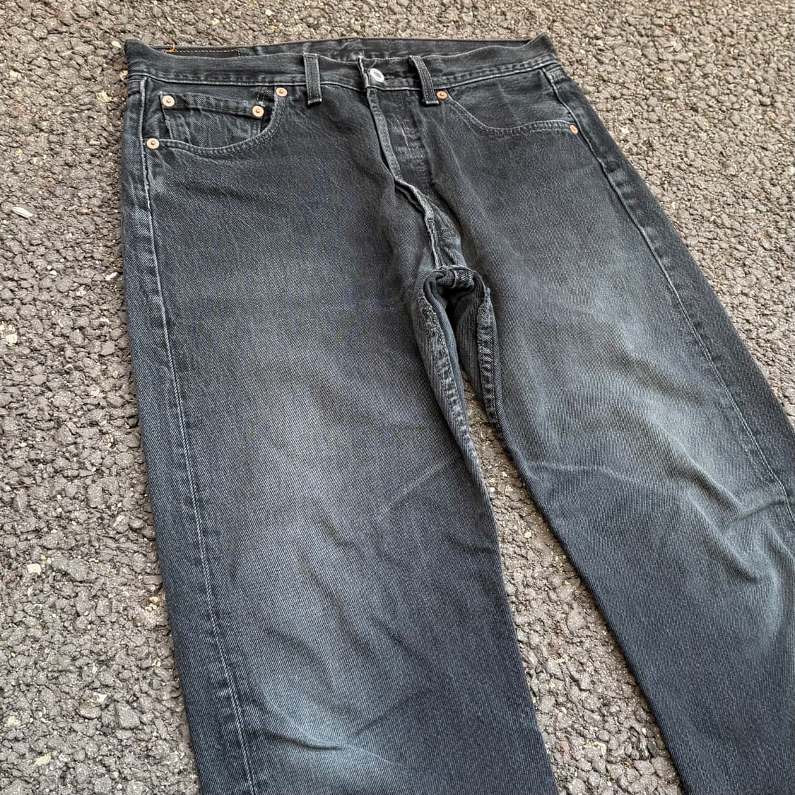 90s 빈티지 리바이스 501 블랙 흑청 상품이미지3