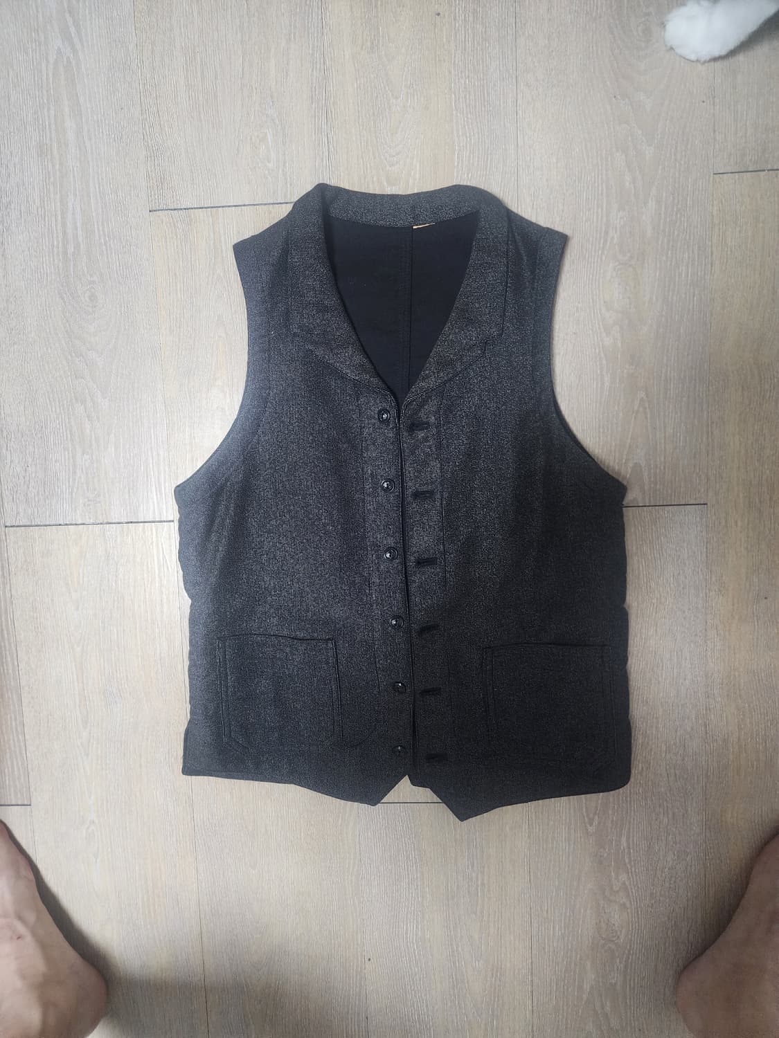 리얼맥코이 더블 다이아몬드 삭 코트 자켓 & 베스트 상품이미지3