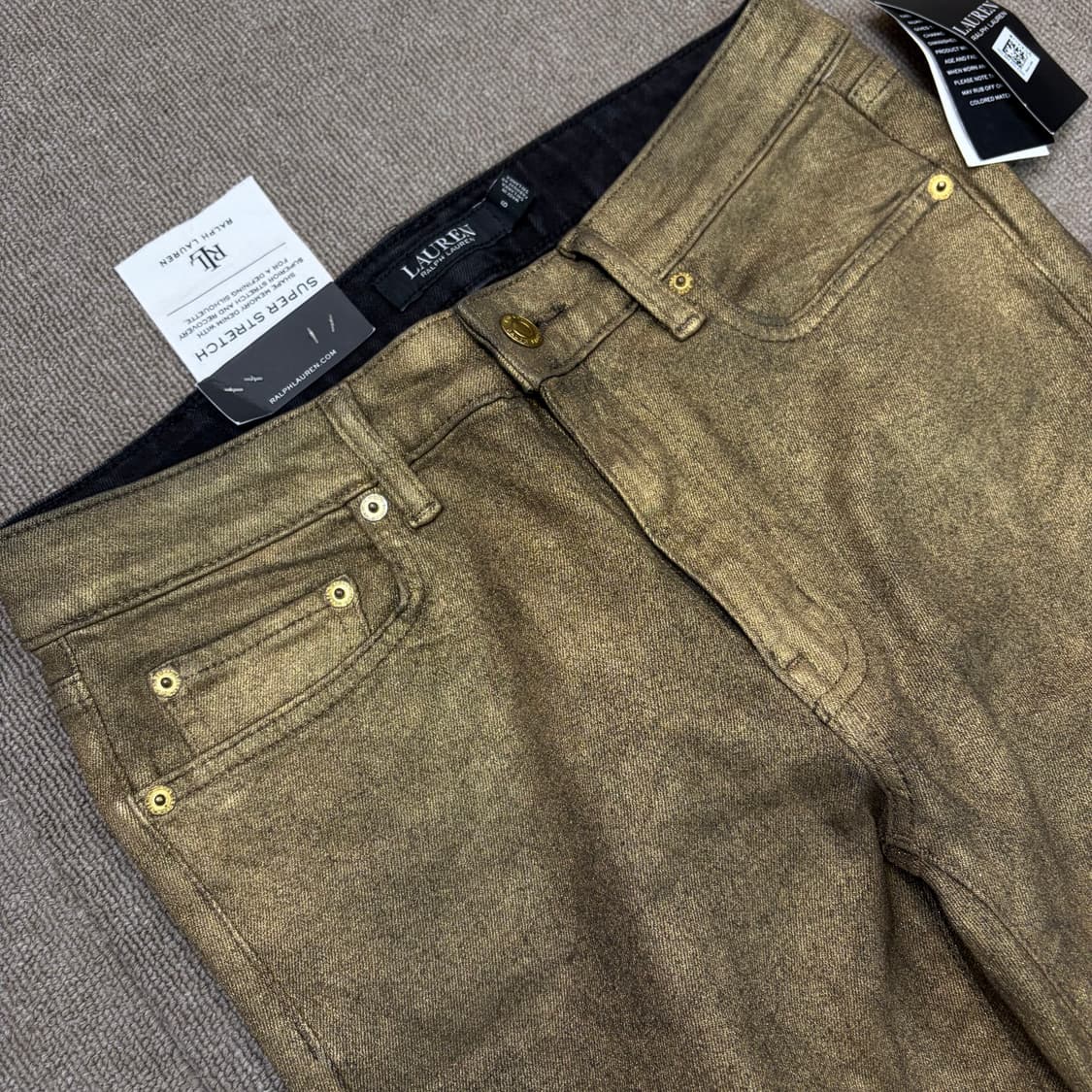 polo 랄프로렌 로렌 우먼스 골드 코팅 데님 28 상품이미지2