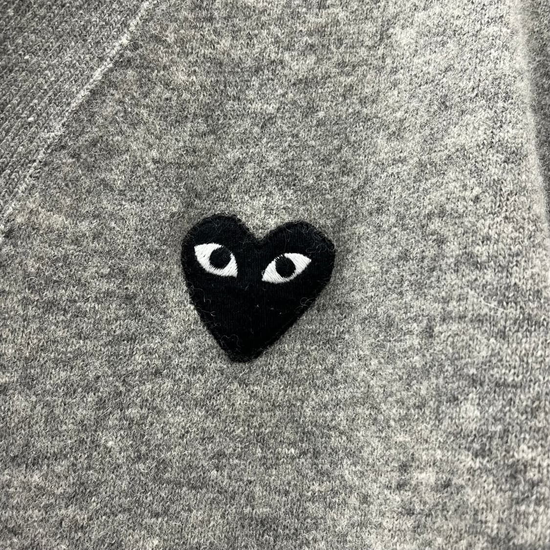 꼼데가르송 블랙와펜 그레이 가디건 상품이미지3