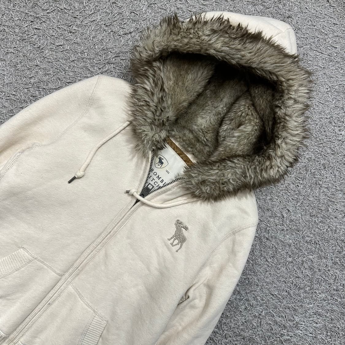 [우먼95] 아베크롬비 퍼후드집업 상품이미지1