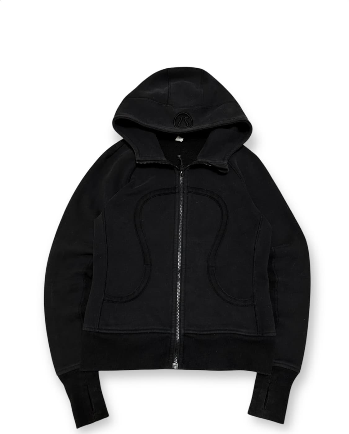 룰루레몬 블랙 후드집업 상품이미지1