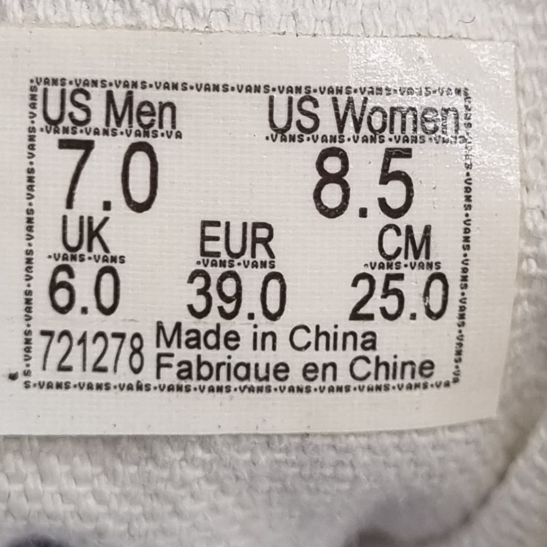 H 반스 스타일36 스니커즈 250 상품이미지6