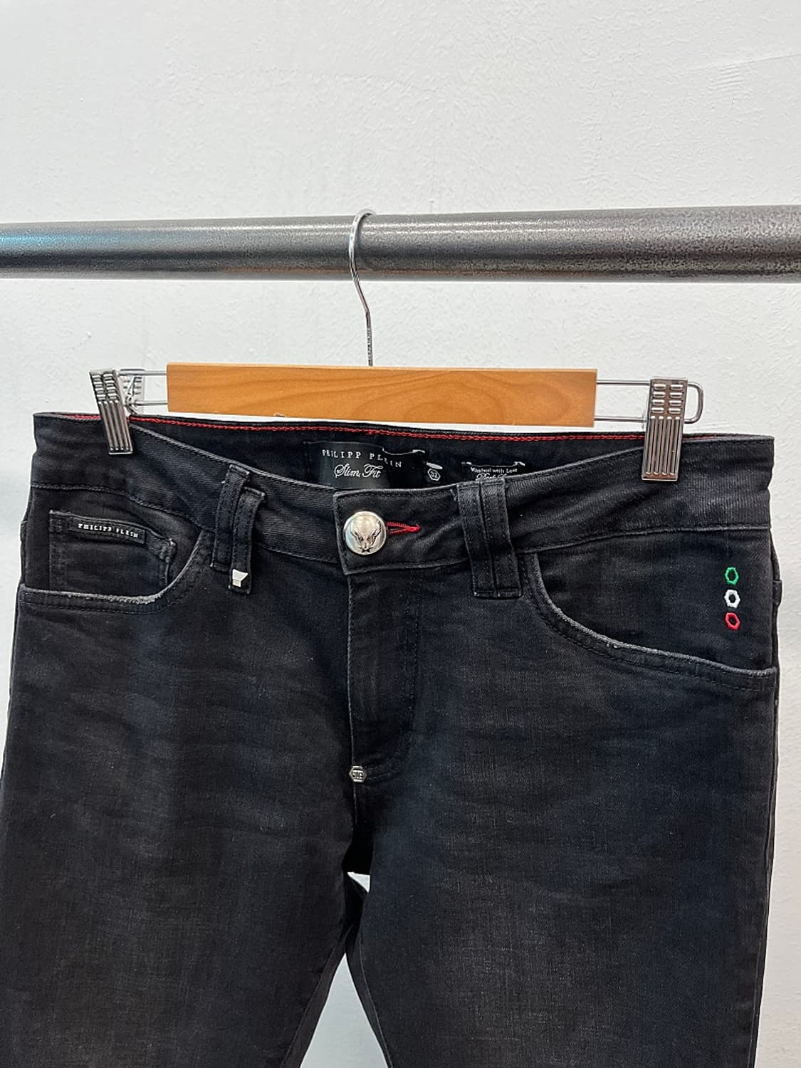 31-32) 필립플레인 스판 블랙진  상품이미지4