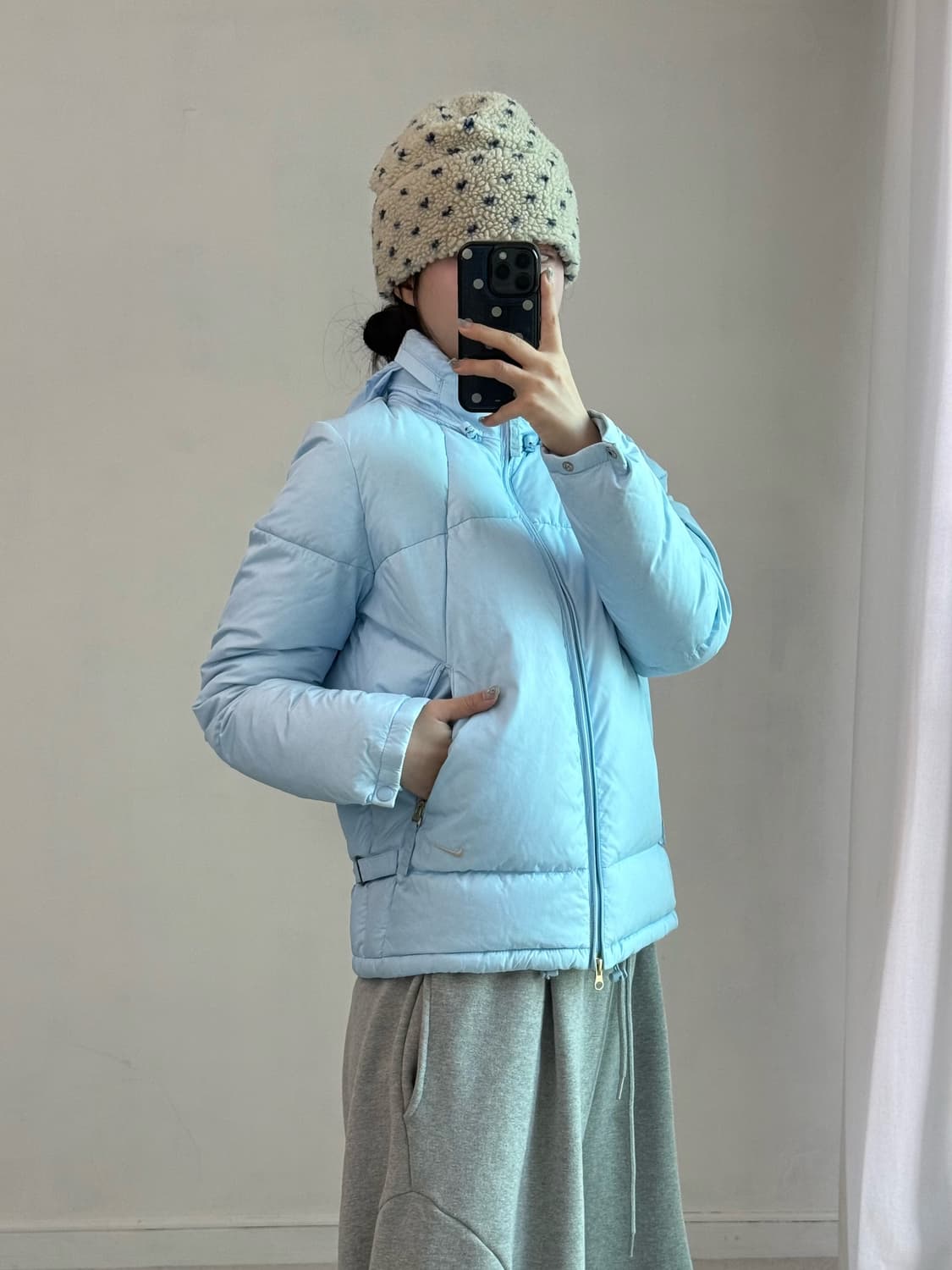나이키 스카이블루 덕다운 패딩 상품이미지3