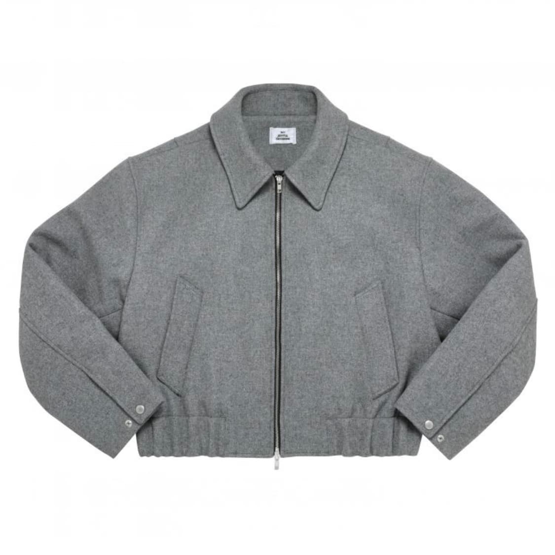 [L] MJD 울 크롭 자켓 그레이 상품이미지1