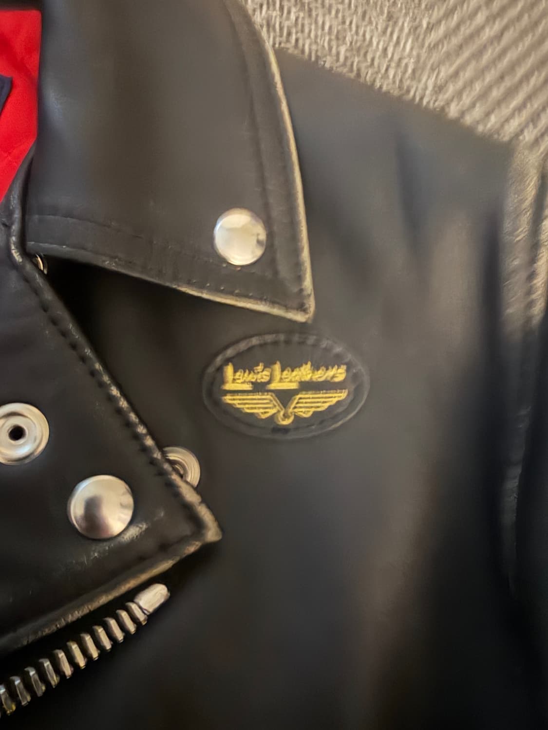 꼼데가르송 루이스레더 자켓 상품이미지3