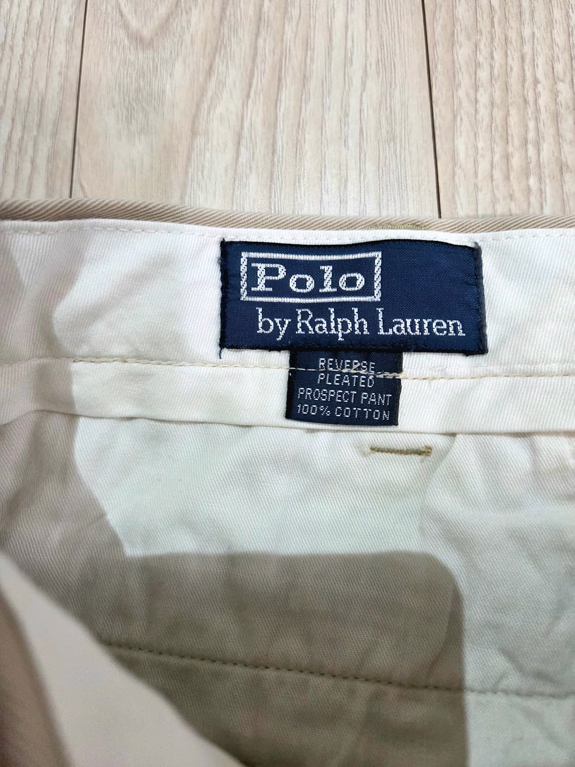 ​[정품] 폴로 랄프로렌 프레스팩 치노 팬츠 (리버스 플리츠/32사이 상품이미지4