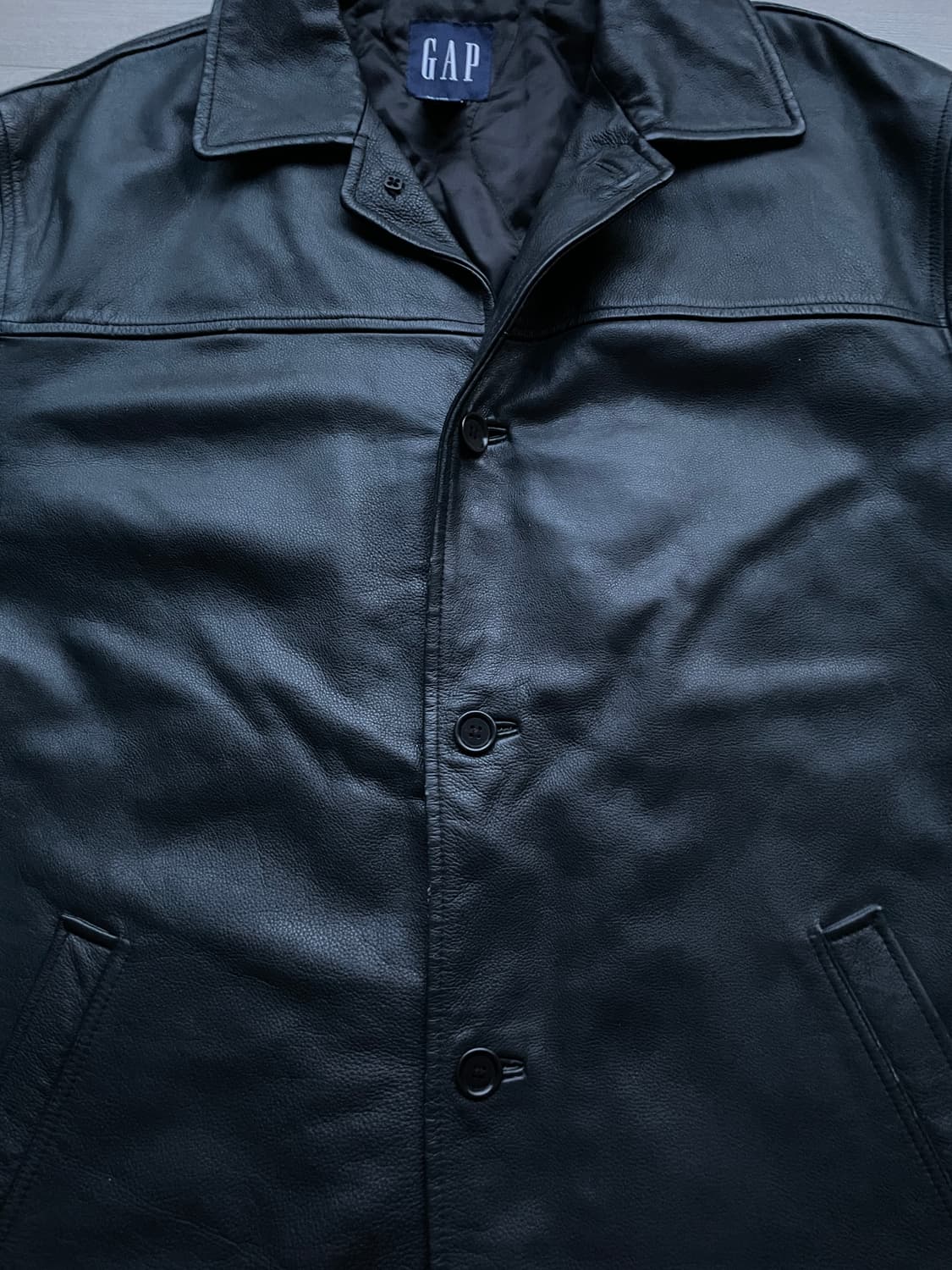 90s 올드갭 레더 카코트 gap carcoat 상품이미지4