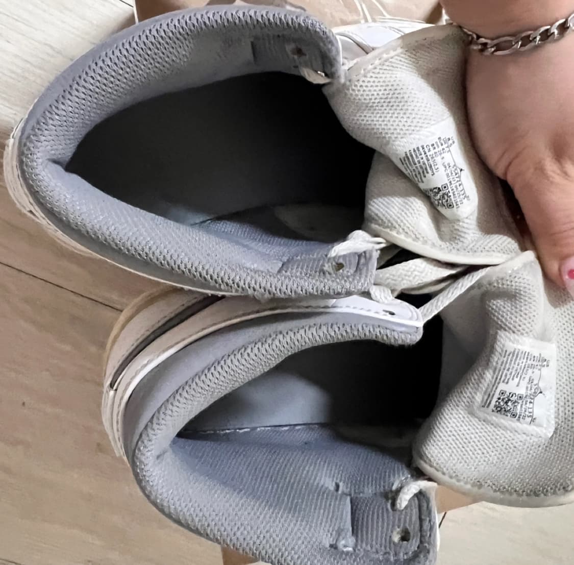 조던 1 미드 화이트 스텔스 (265) 상품이미지5