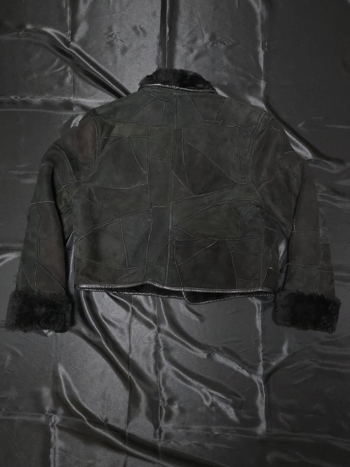 크롭 기모 무스탕 상품이미지3