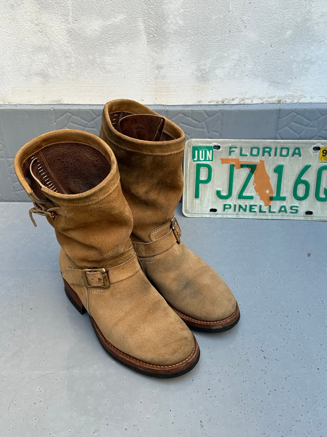 [아르고] •Kudu Suede Engineer Boots 상품이미지1