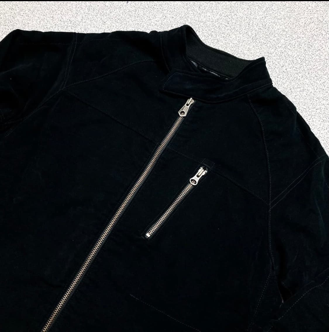 GAP 스웨이드 포인트 퀄팅 누빔 블랙 블루종  상품이미지2