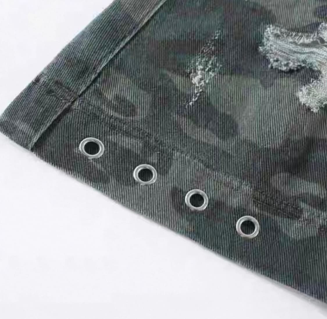 (속바지O/급처/옷정리)밀리터리 빈티지 미니 스커트 상품이미지3