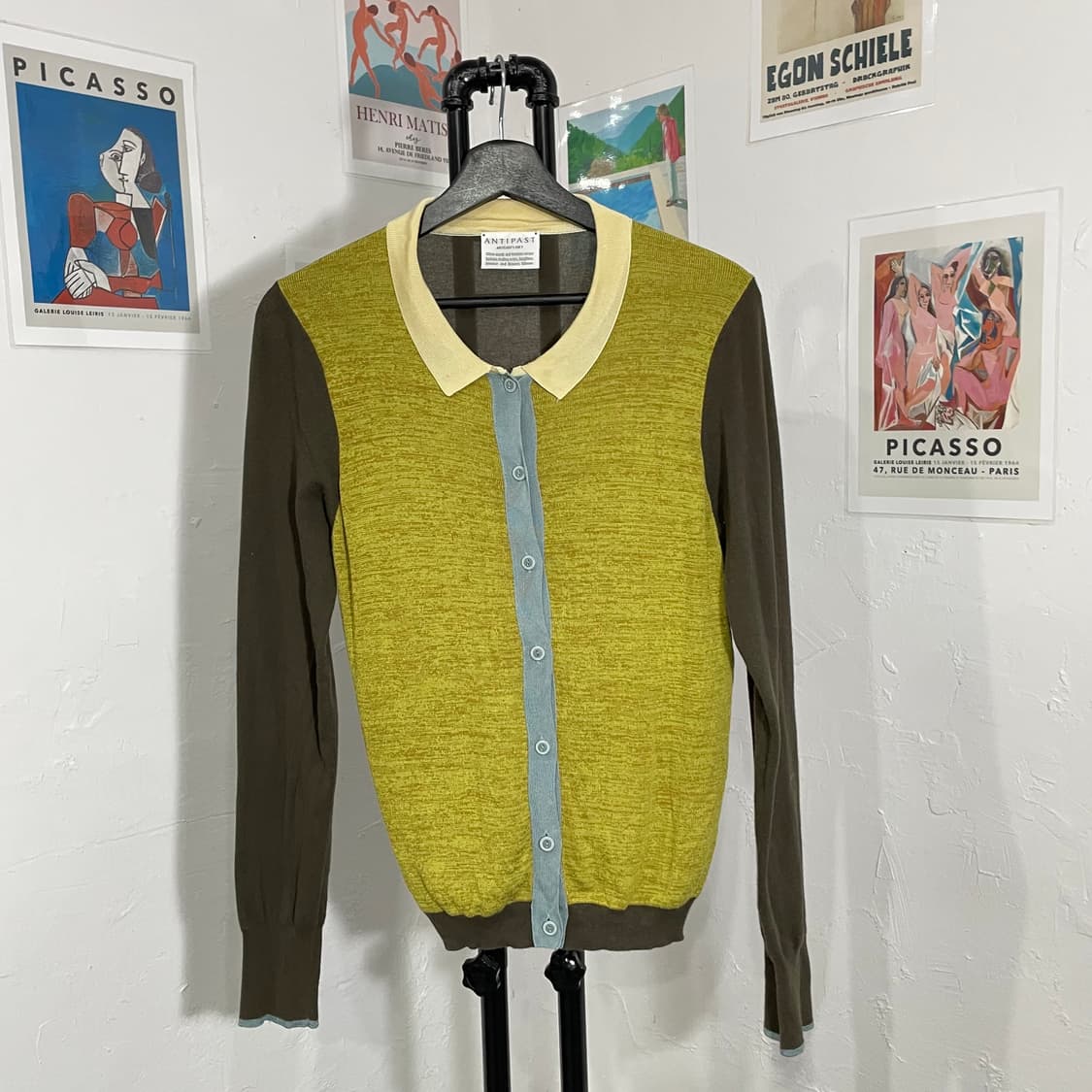 Antipast 멀티컬러 카라 가디건 상품이미지2