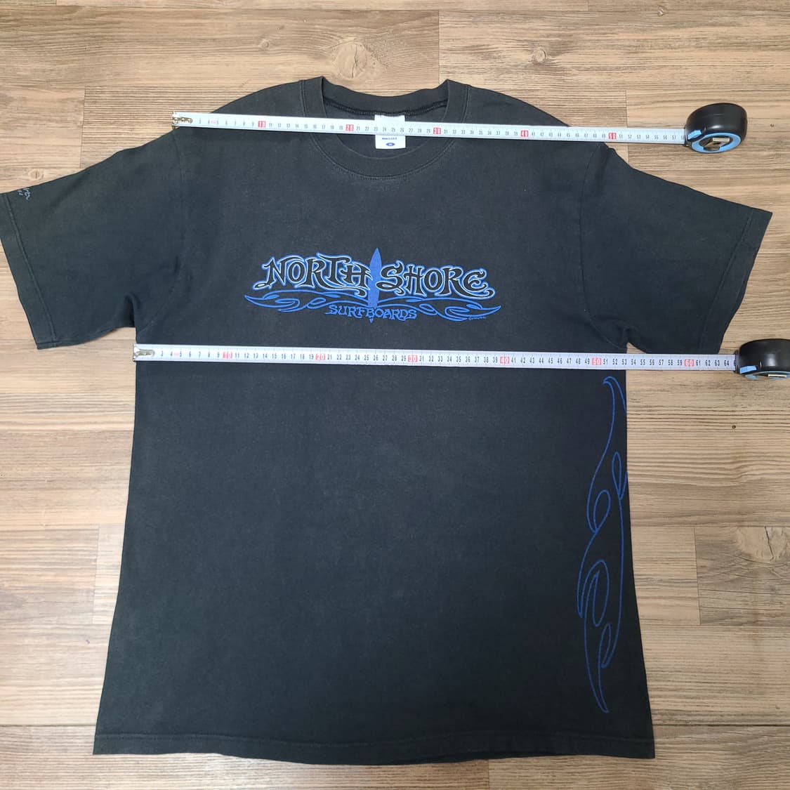 (M 100) USA 90s 올드 빈티지 크레이지 셔츠 반팔 티 티셔츠 상품이미지8