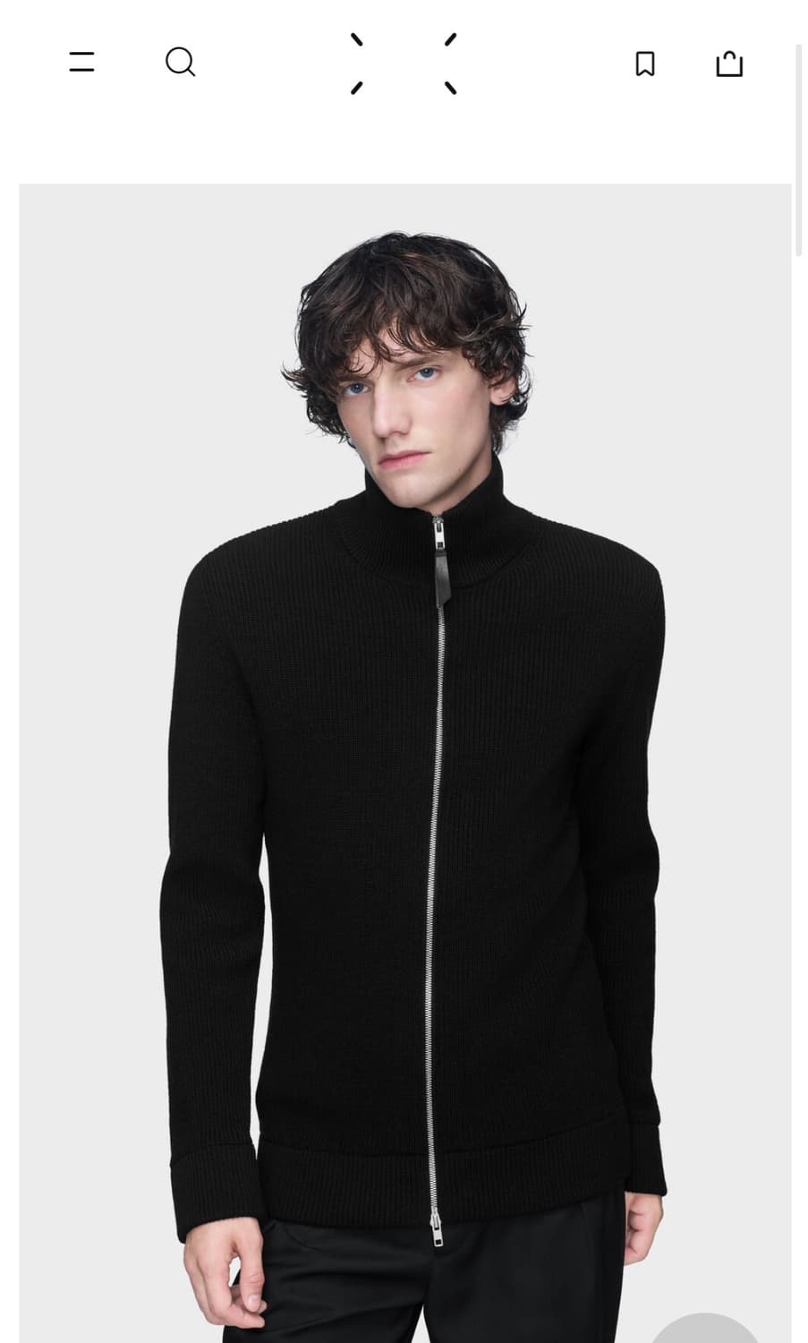 마르지엘라 니트집업 (실사 뒤에 뒀습니다) 상품이미지2