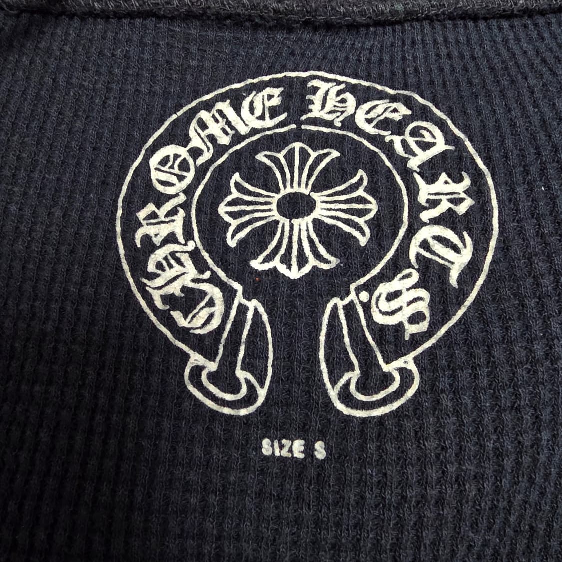 {클로젯}[S/백화점판]00s 크롬하츠 홀스슈 스크롤 퍽유 써멀 후드집업 상품이미지7