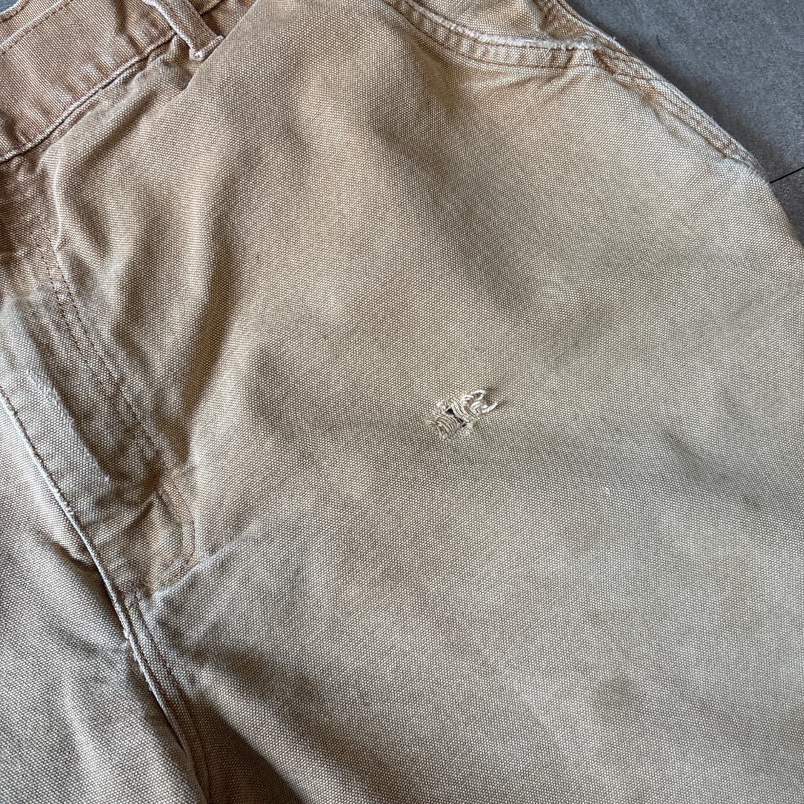 칼하트 오리지널 브라운 싱글니 카펜터 팬츠 상품이미지9