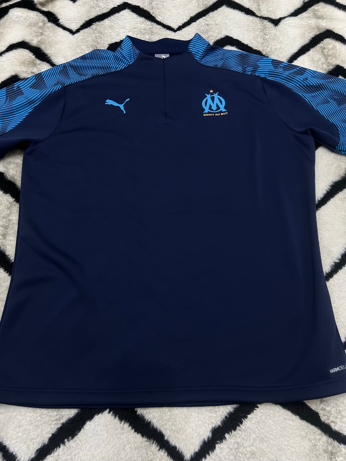 [한국3XL]푸마 19-20 올림피크 마르세유 트레이닝 탑/기모 상품이미지3