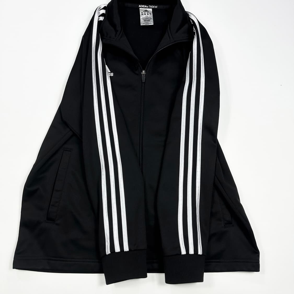 아디다스 오리지널 블랙 트랙탑 져지 (M) 상품이미지3