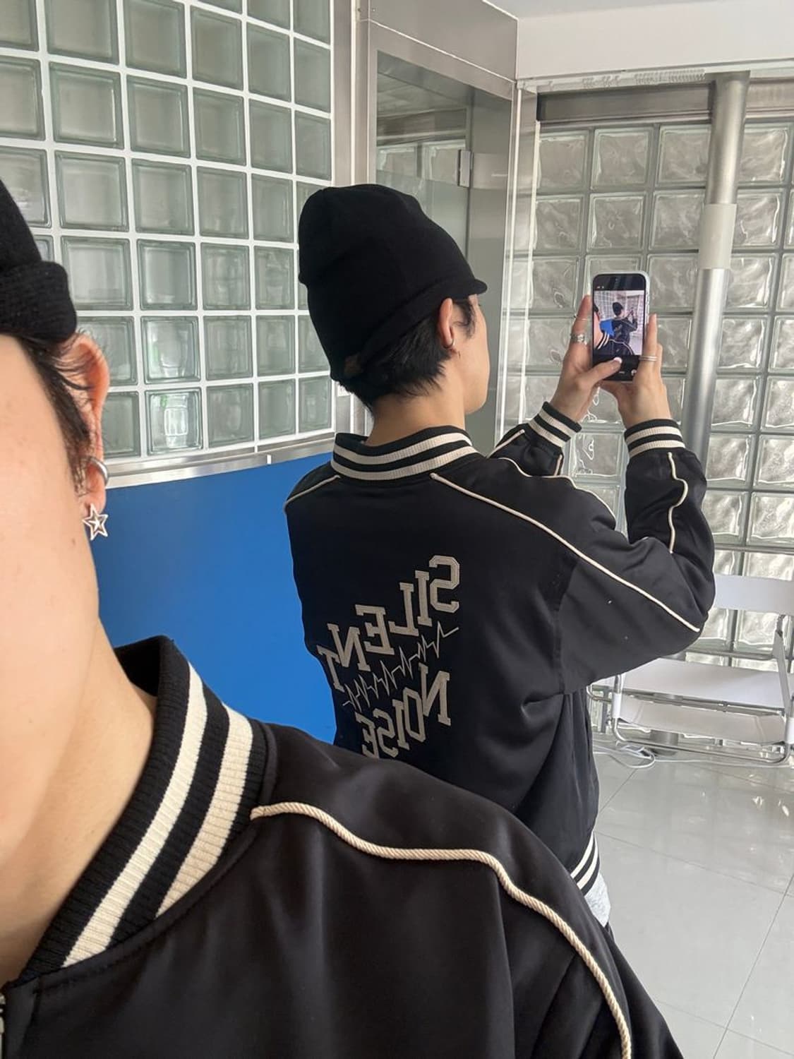 SATIN RIBBED BLOUSON 새틴 리브 블루종 상품이미지4