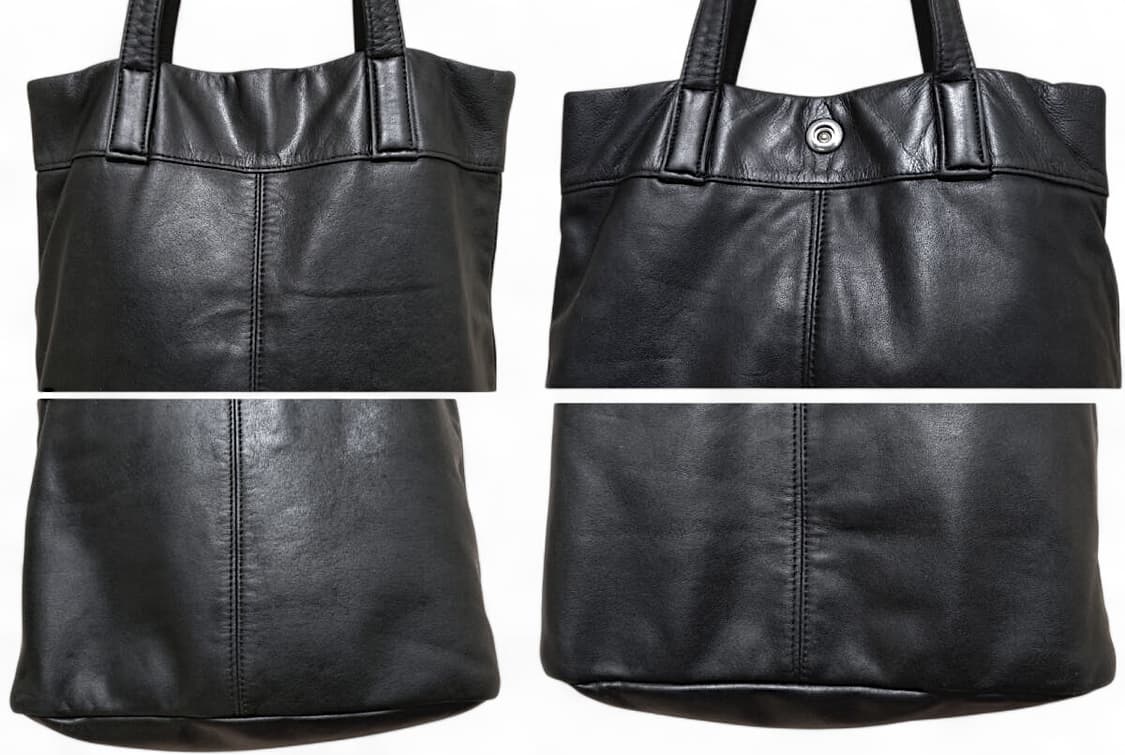 요지 야마모토 와이즈 소가죽 토트백 상품이미지5