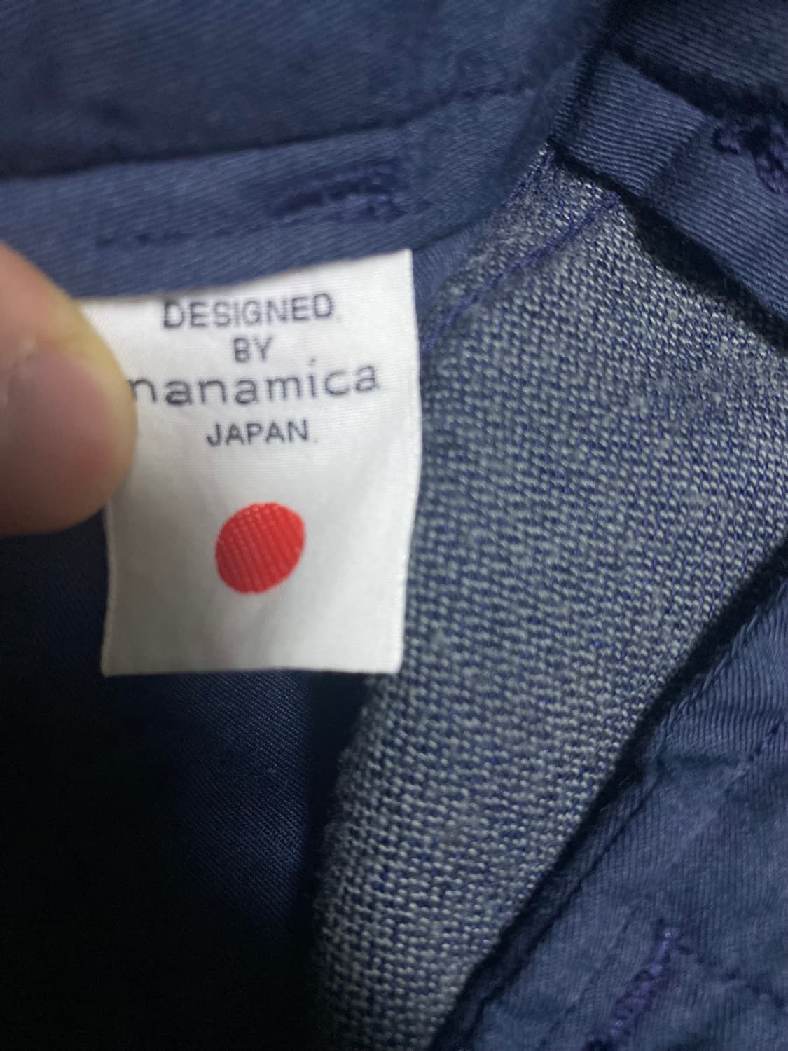 나나미카 데님 와이드 인디고 팬츠 바지 sucs134 상품이미지7