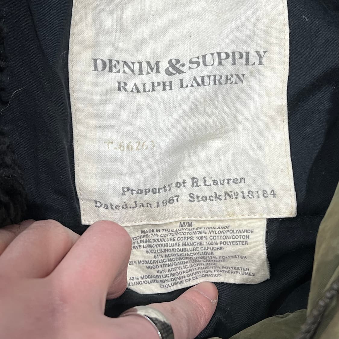 데님앤서플라이 n3b 점퍼 s08899 상품이미지8