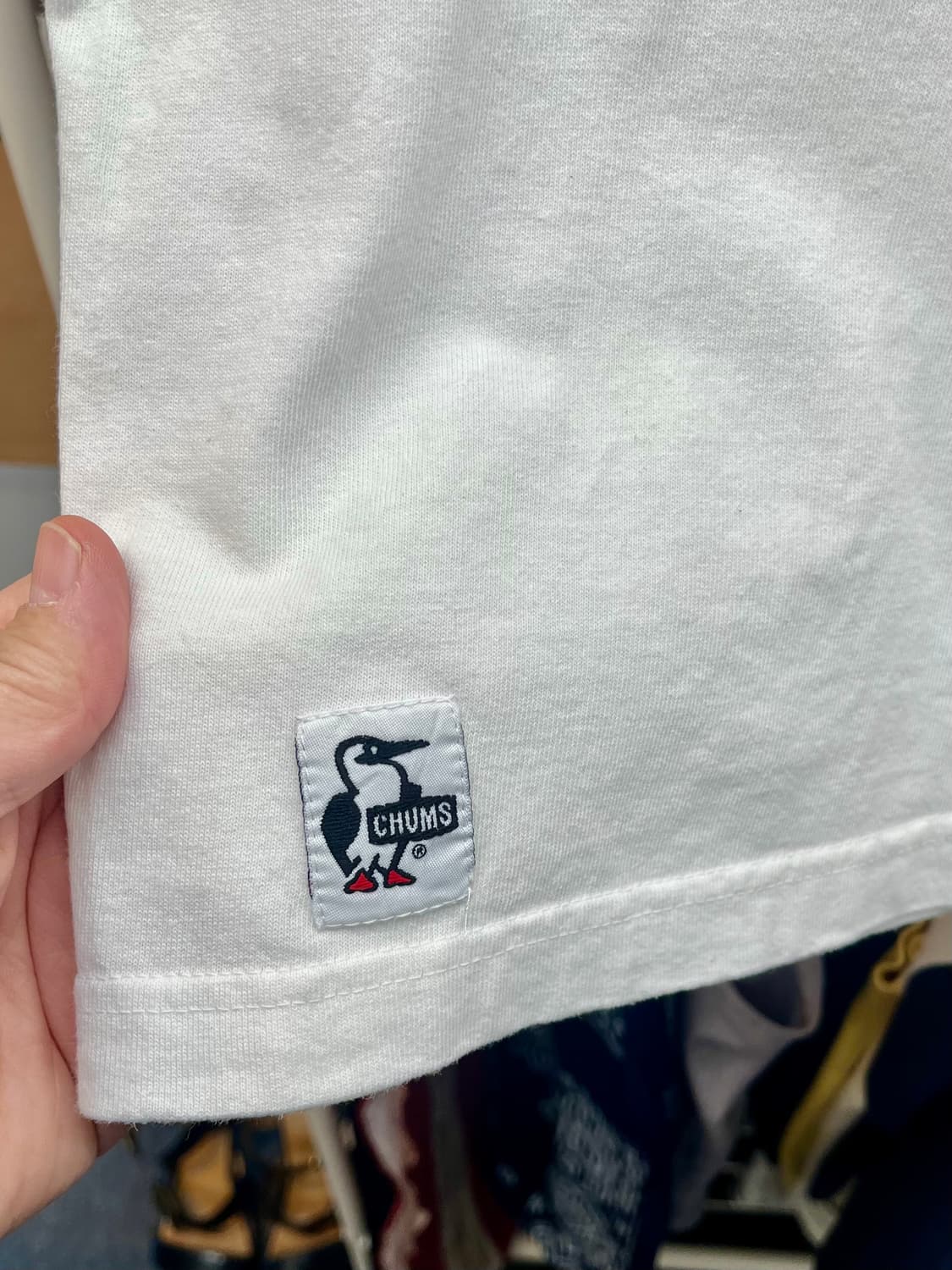 [95] CHUMS 첨스 아사기리잼 반팔티 상품이미지4