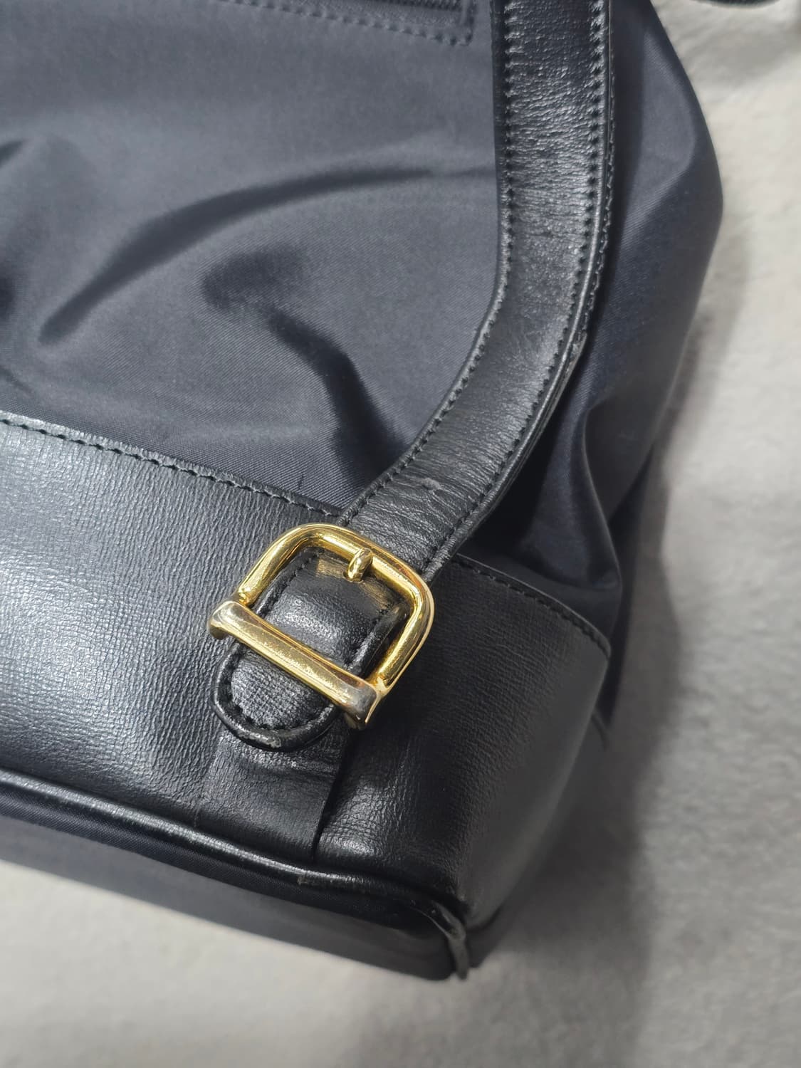 모스키노 로고장식 나일론 레더 백팩 상품이미지7