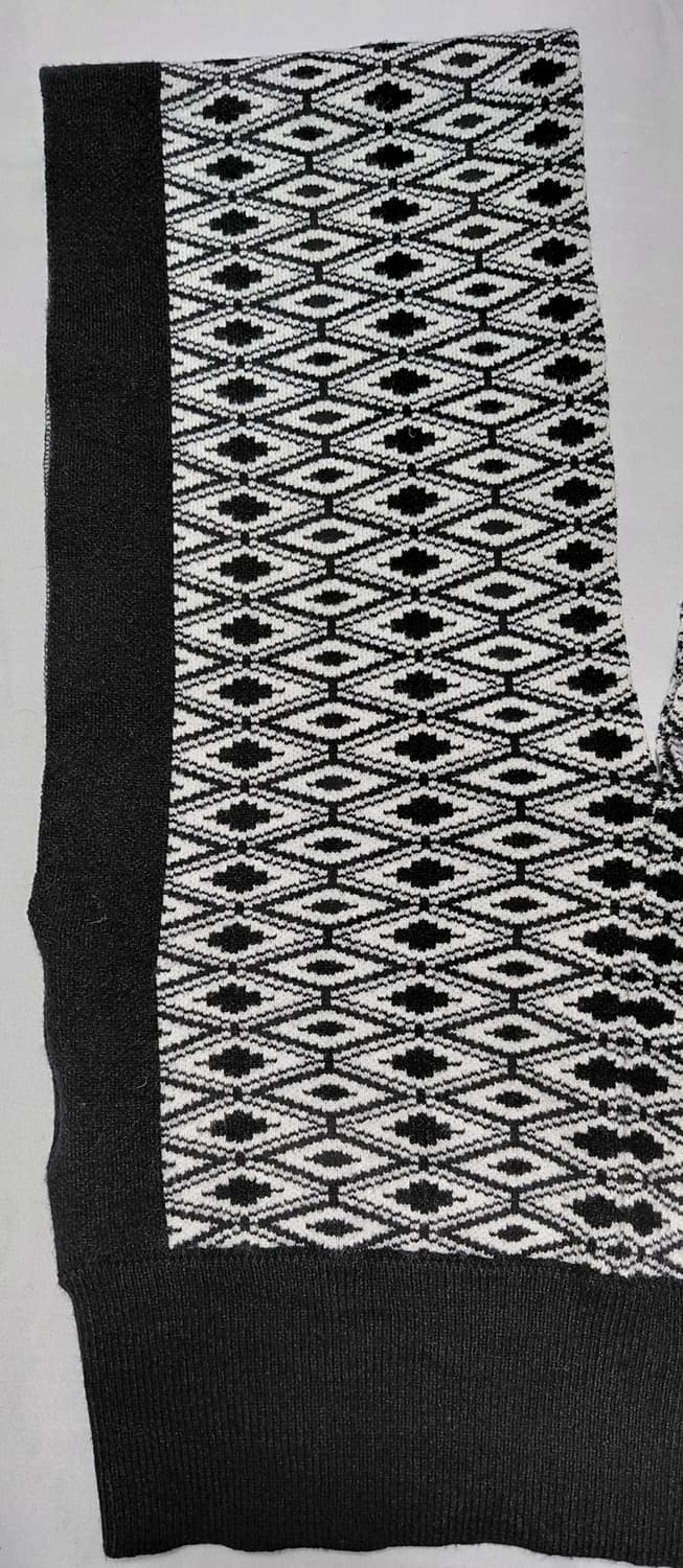 [새상품] Riche glamour 패턴 브이넥 니트 베스트 (M) 상품이미지7