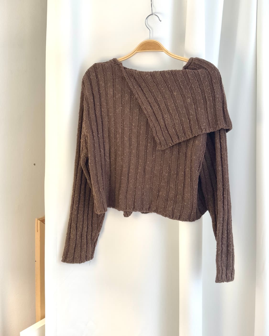[OVER FLOW] asymmetry knit cardigan 상품이미지4