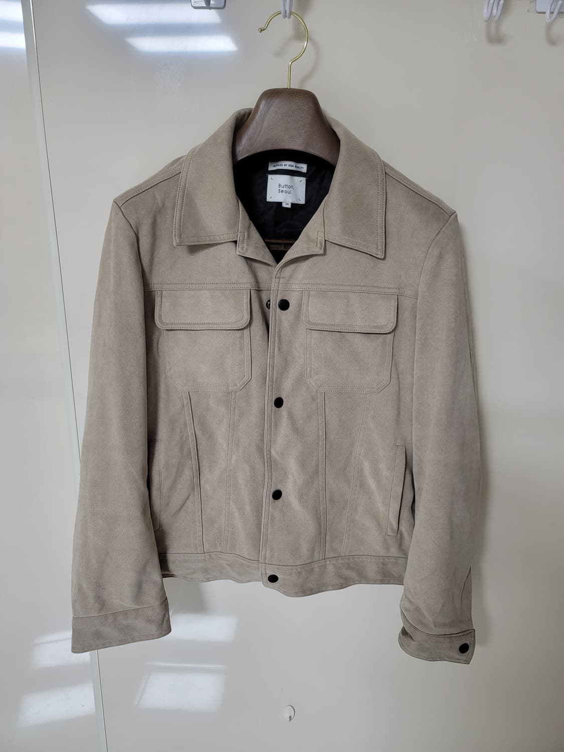 버튼소울 세무 트러커 자켓 48표기 95정사이즈 상태극상 상품이미지1