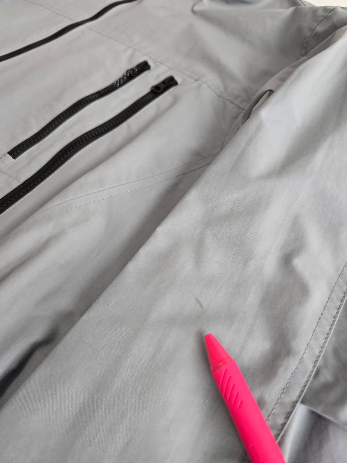 ESPIONAGE 에스피오나지 마운틴 윈드 파카 스틸 블루 그레이 XL 상품이미지6