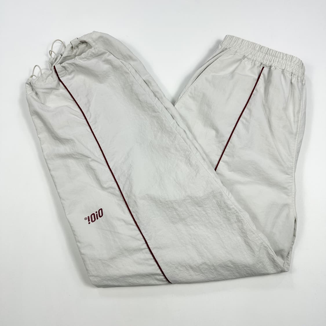 oioi 오아이오아이 화이트 와이드 우븐팬츠 (XL) 상품이미지2