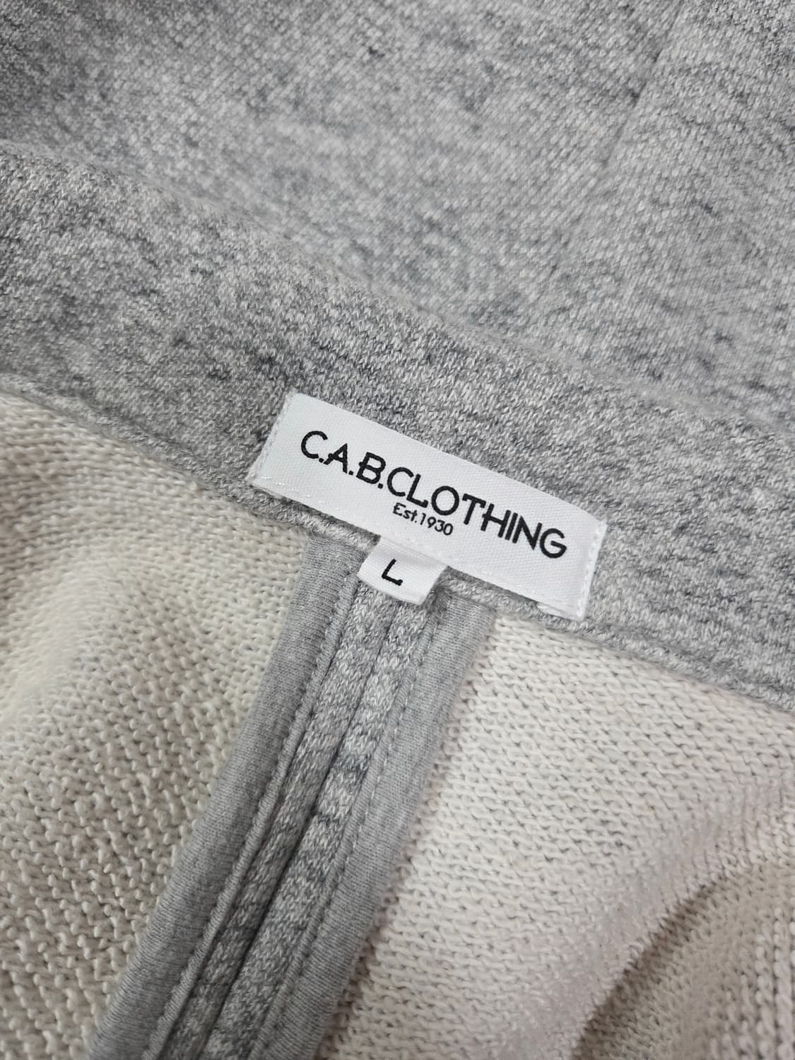 캐브 클로딩 멜란지 그레이 코튼 블레이져 재킷 상품이미지8