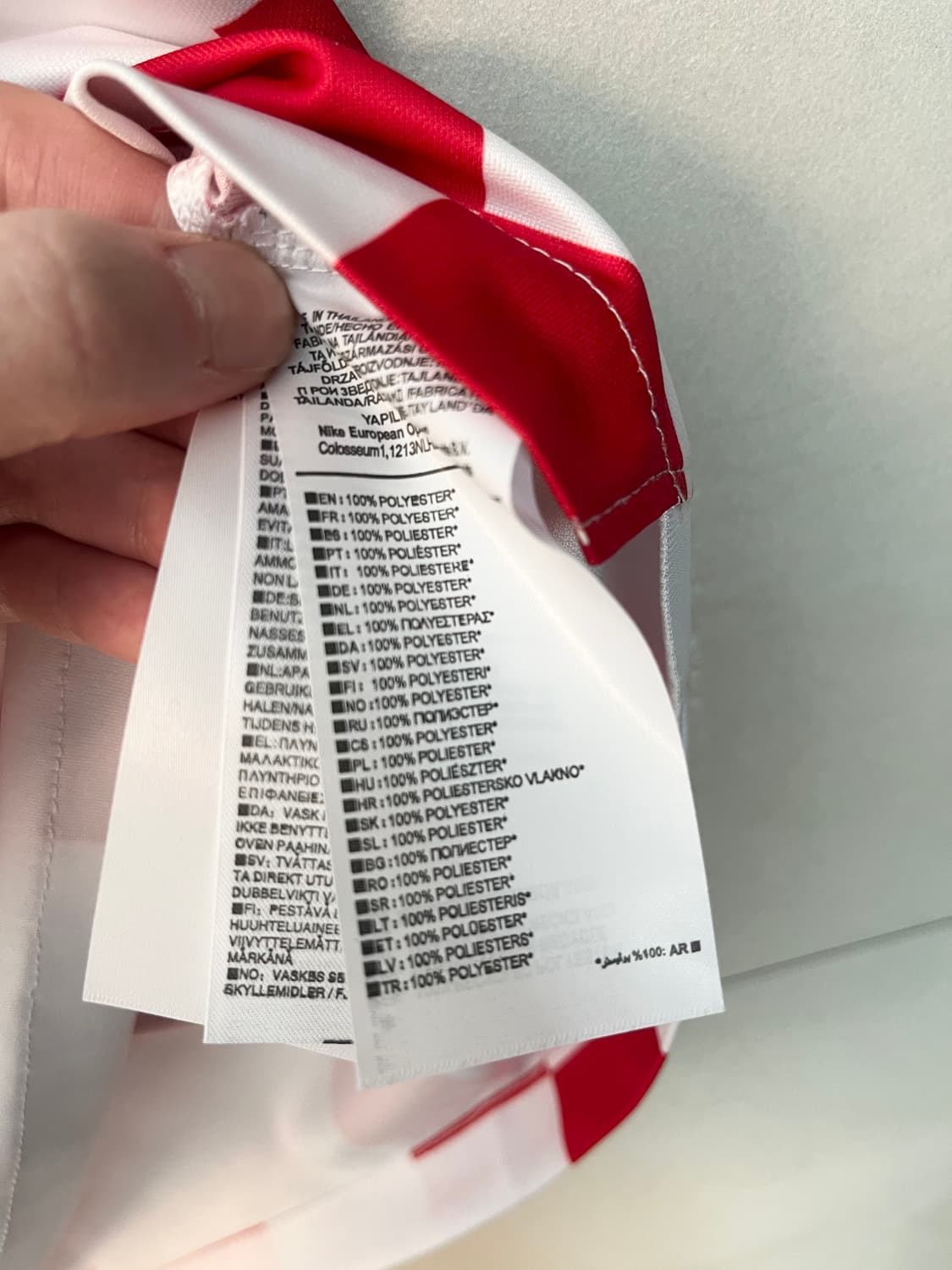 새상품 나이키 22-23 크로아티아 홈 유니폼 [XL] 상품이미지9