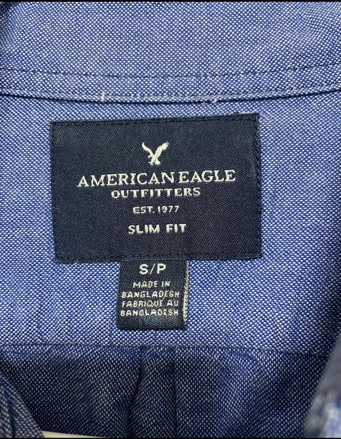 아메리칸 이글 남성 셔츠 S 슬림핏 상품이미지2