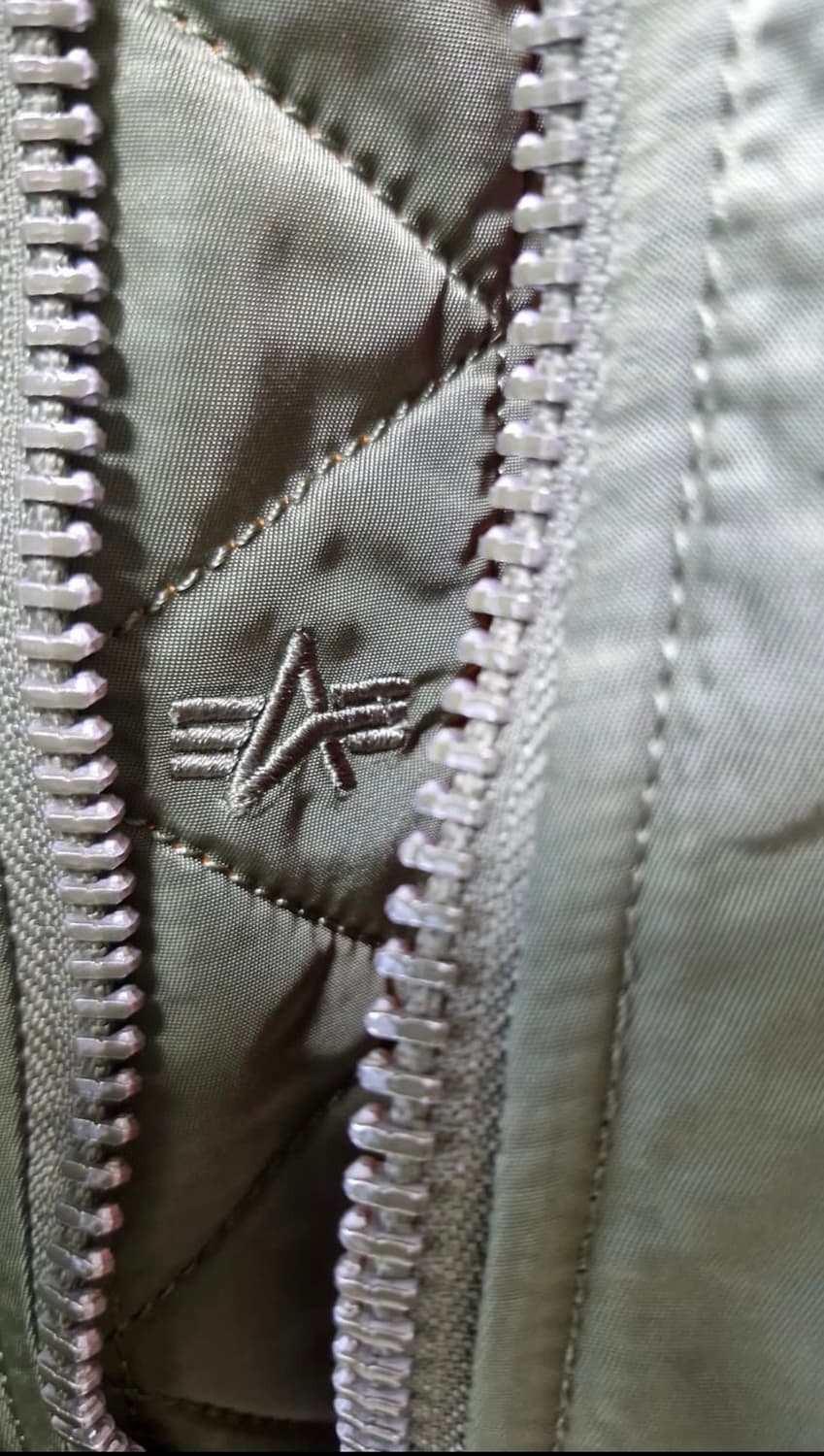 알파인더스트리 MA-1 카키 s 상품이미지3