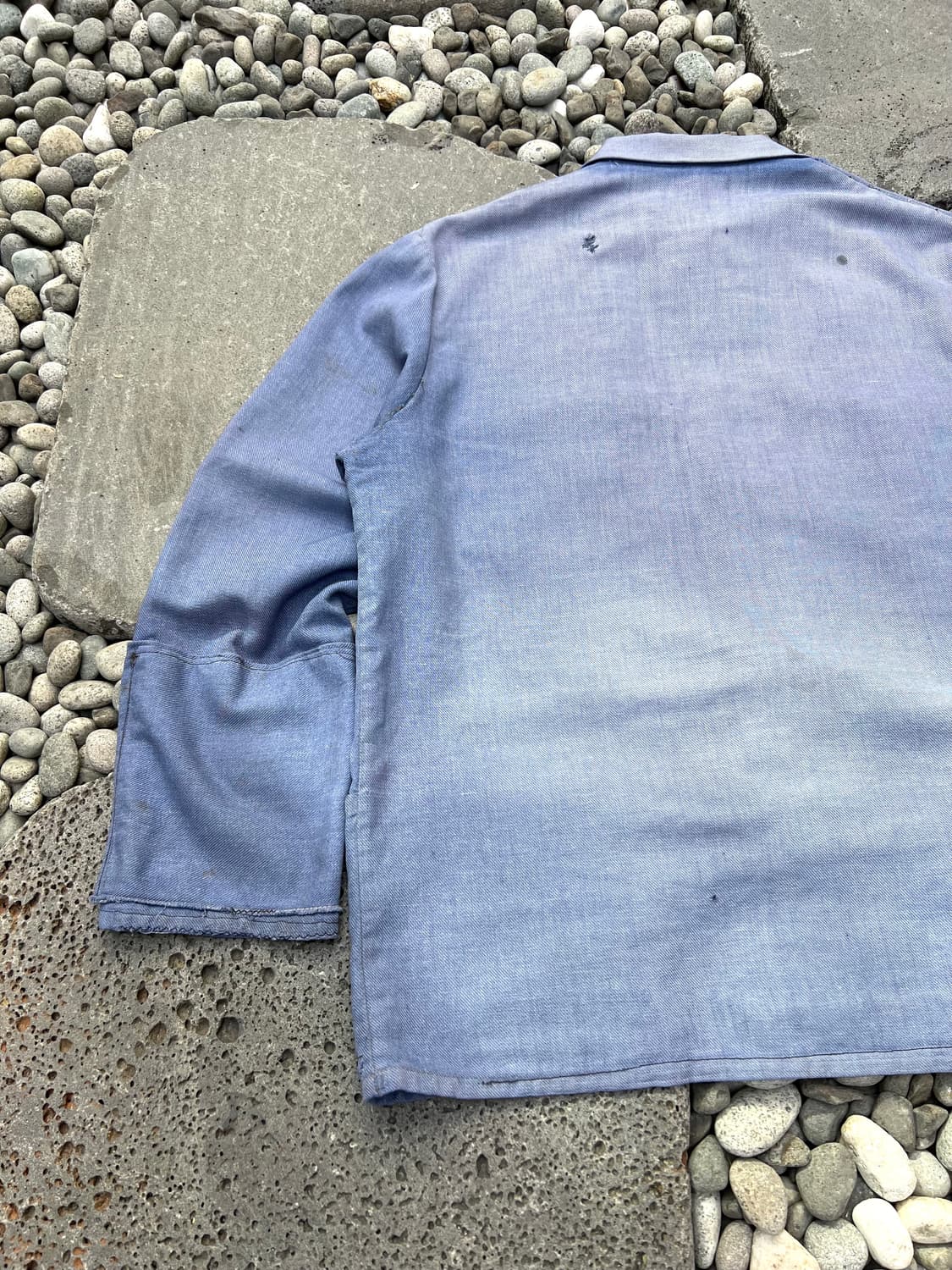 HARD FADED BLUE VINTAGE WASHING 프렌치워크자켓 상품이미지9