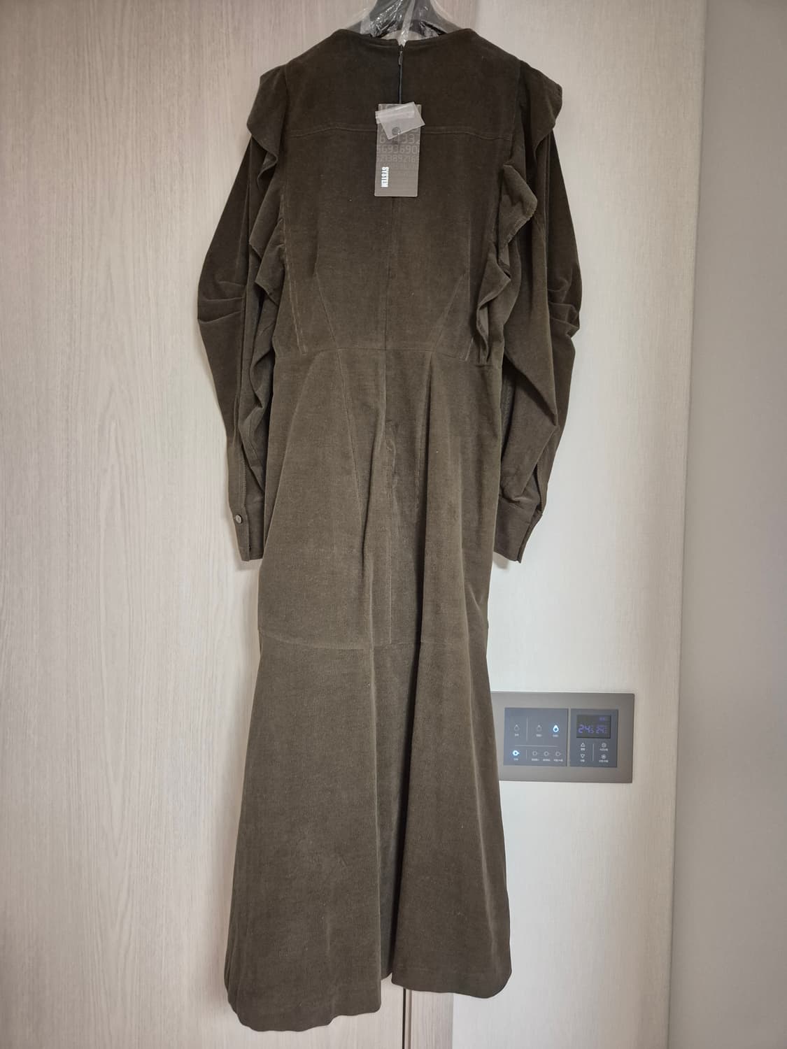 시스템 코듀로의 원피스 올리브 카키 상품이미지2